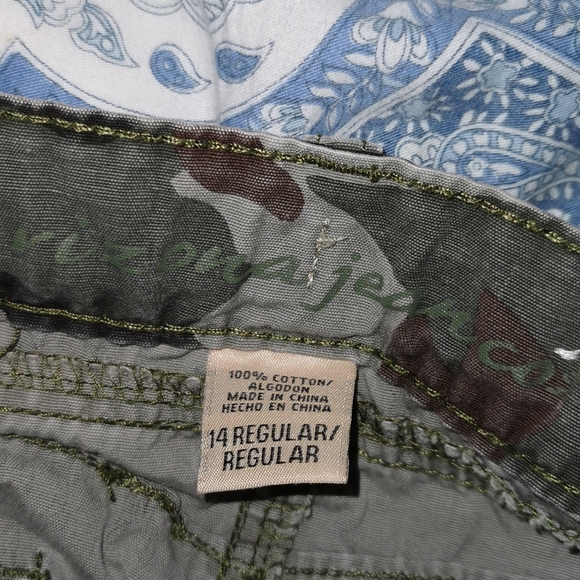 ARIZONA GIRLS MINI Skirt Green Camo size 14 - Picture 5 of 5